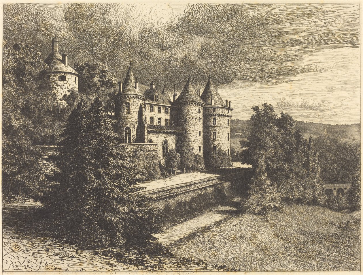 Château nousussa tekijältä Auguste Boulard