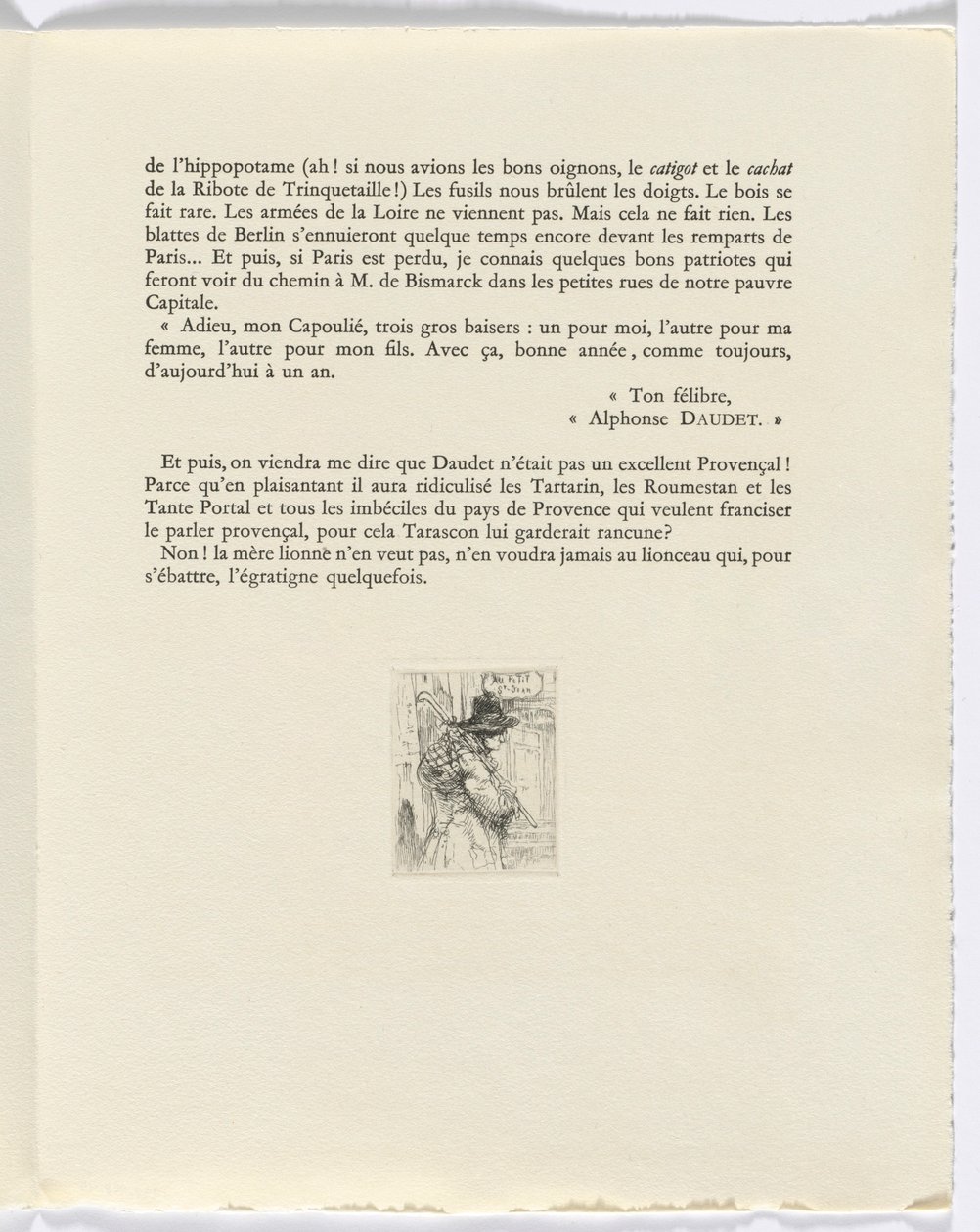 Frédéric Mistral: Mémoires et Recits by Frédéric Mistral: kulkuri (sivu 223) tekijältä Auguste Brouet