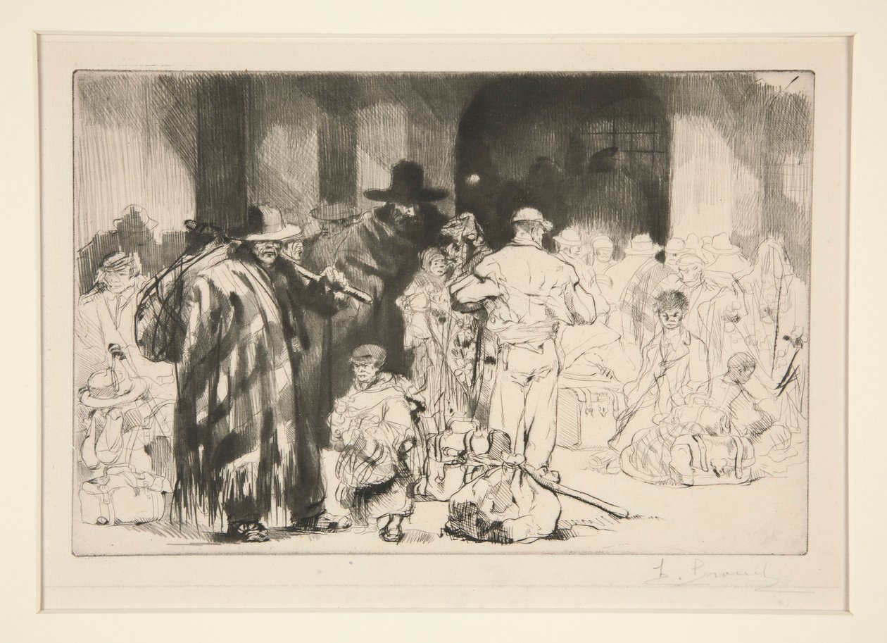Maahanmuuttajat tekijältä Auguste Brouet