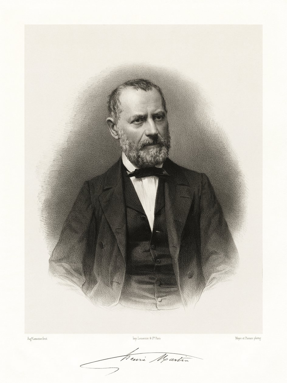 Bon Louis Henri Martin, 1865-66 tekijältä Auguste Charles Lemoine
