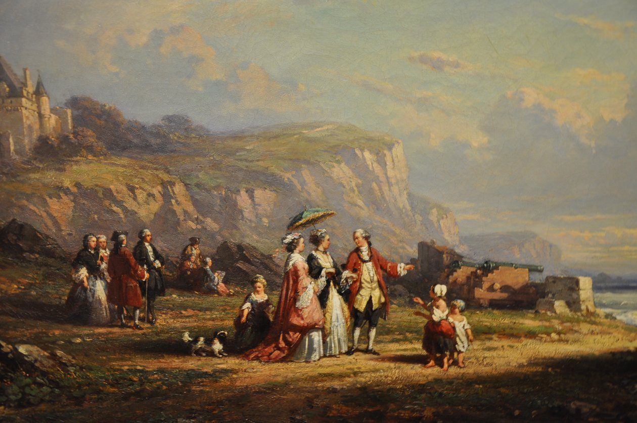 Promenade sur la grève, yksityiskohta tekijältä Auguste Delacroix