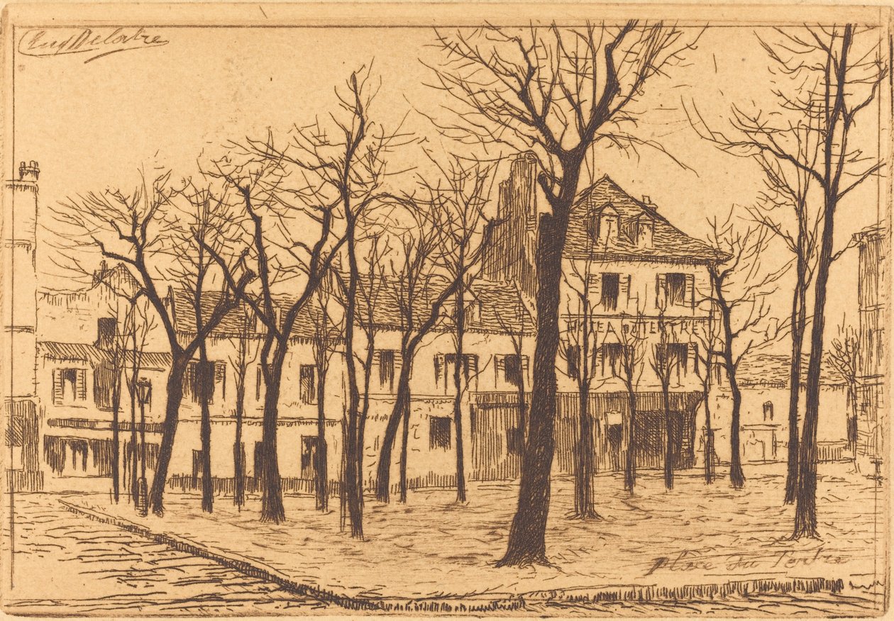Place du Tertre tekijältä Auguste Delâtre