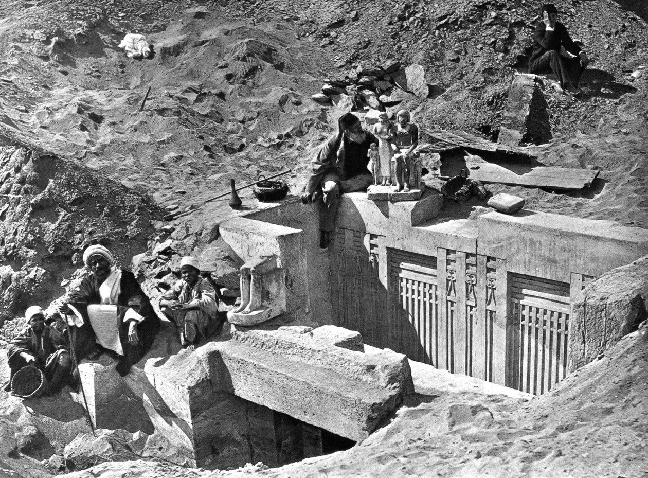 Memphis Saqqara, Egypti, 1893 tekijältä Auguste Edouard Mariette