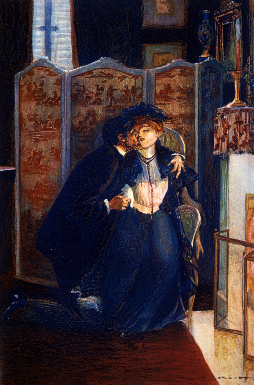 Anatole Francen punainen lilja (1844 - 1924) tekijältä Auguste Francois Gorguet
