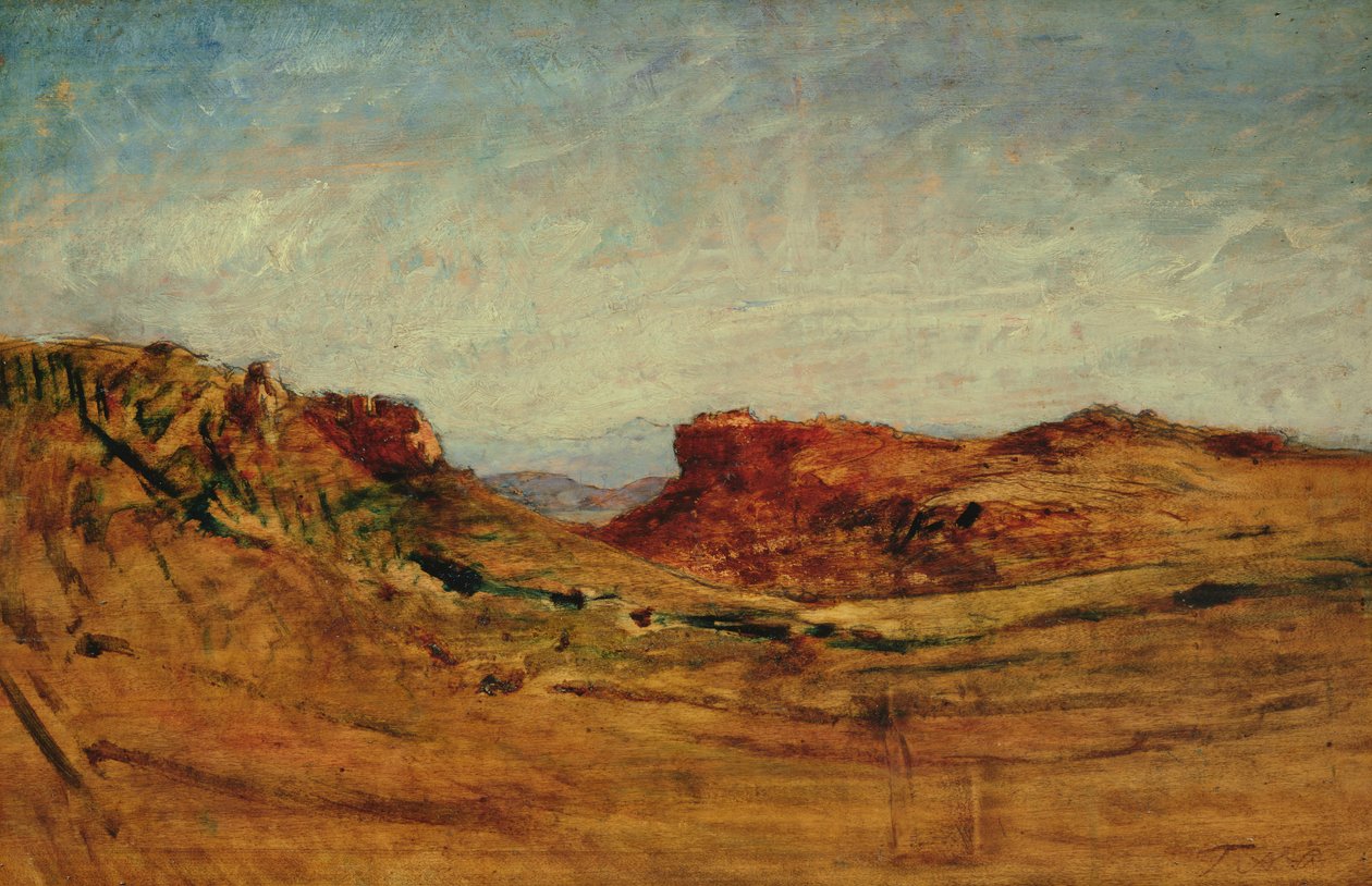 Maisema tekijältä Auguste Francois Ravier