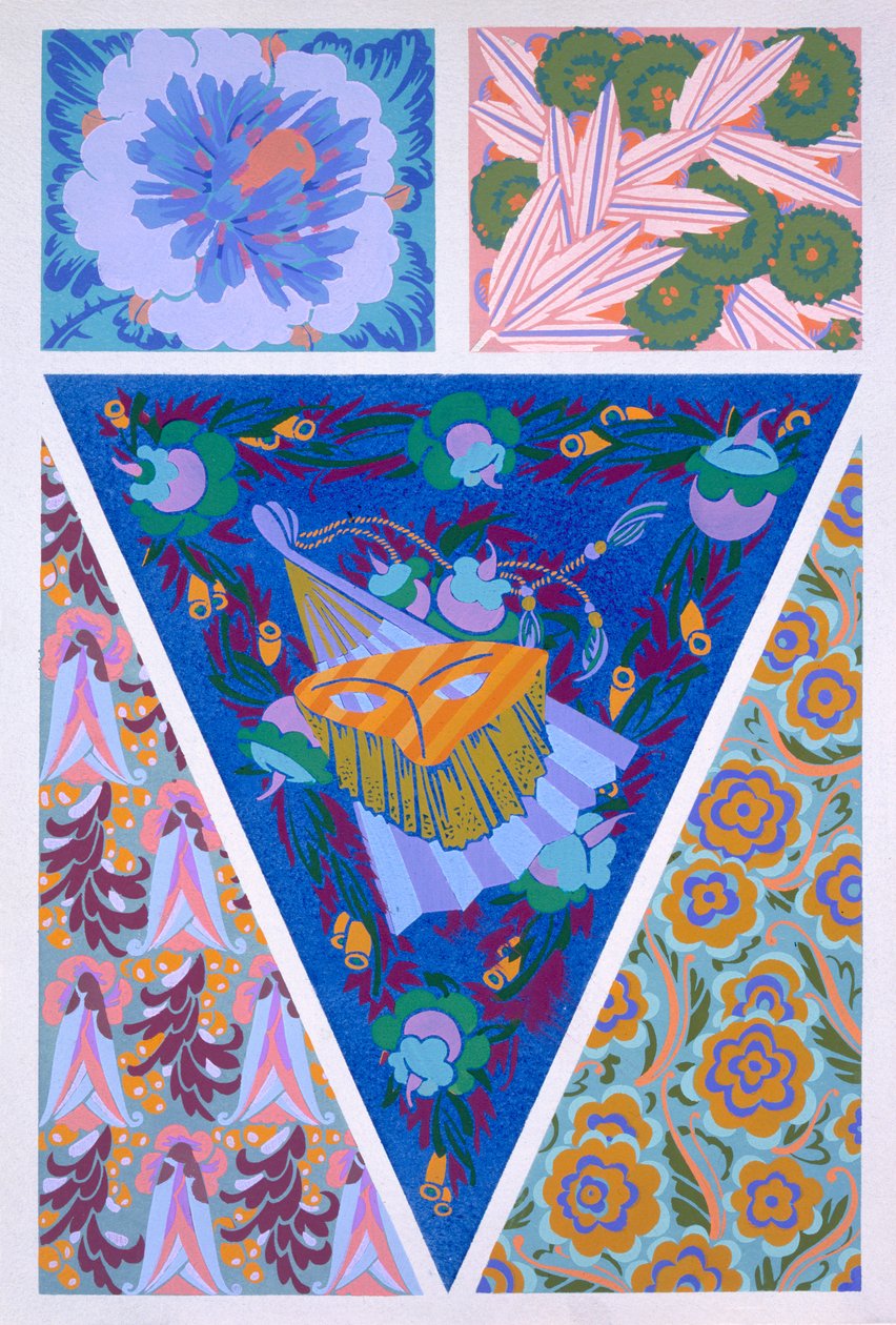 Levy 3, julkaisusta "Forms and Colours", n. 1930 tekijältä Auguste H. Thomas