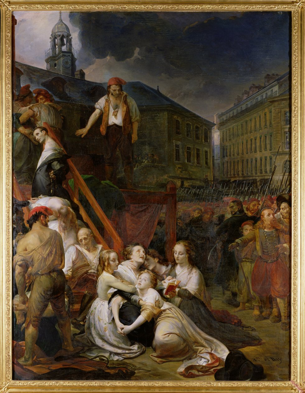 Jakso Place du Bouffayssa, Nantes, 1793, 1859 tekijältä Auguste Hyacinthe Debay