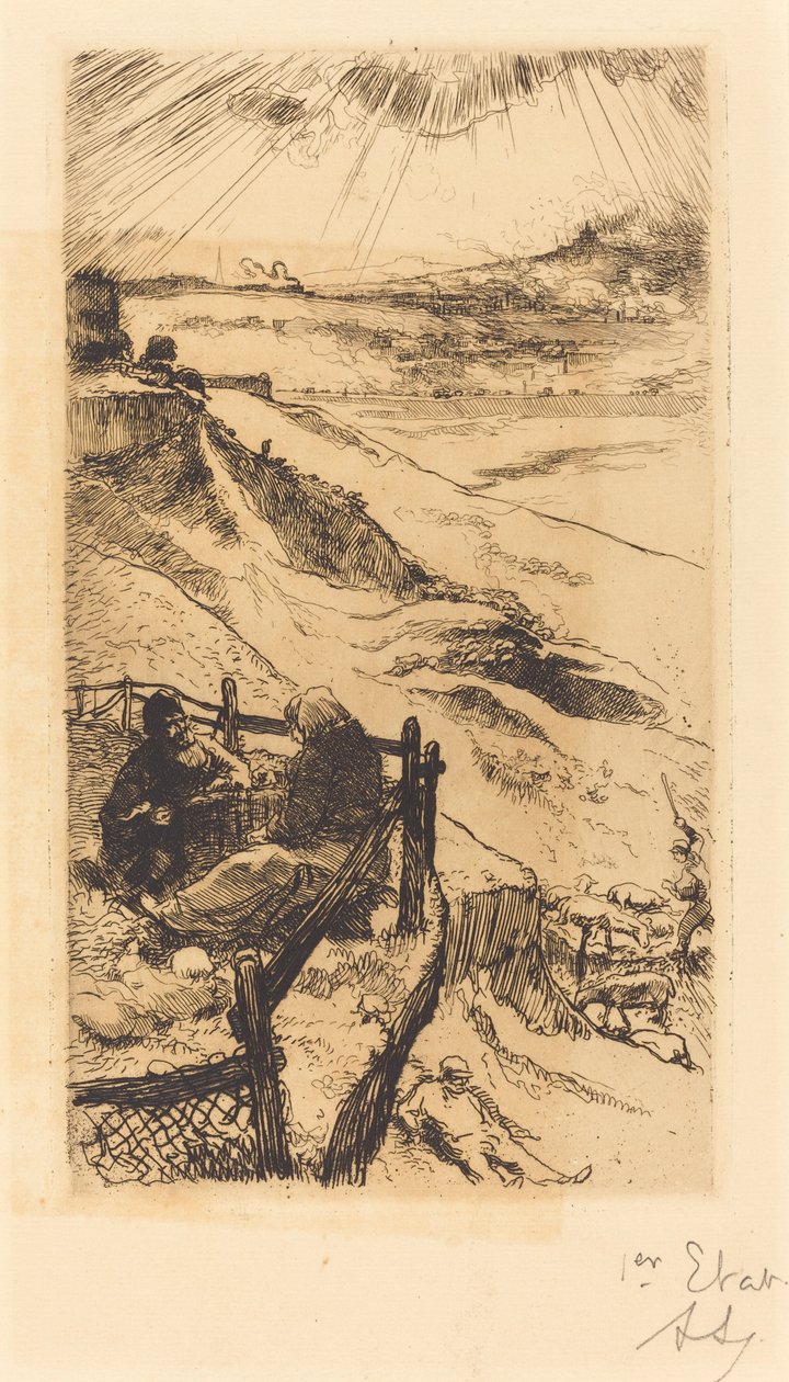American Quarries, lähellä Pariisia tekijältä Auguste Lepere
