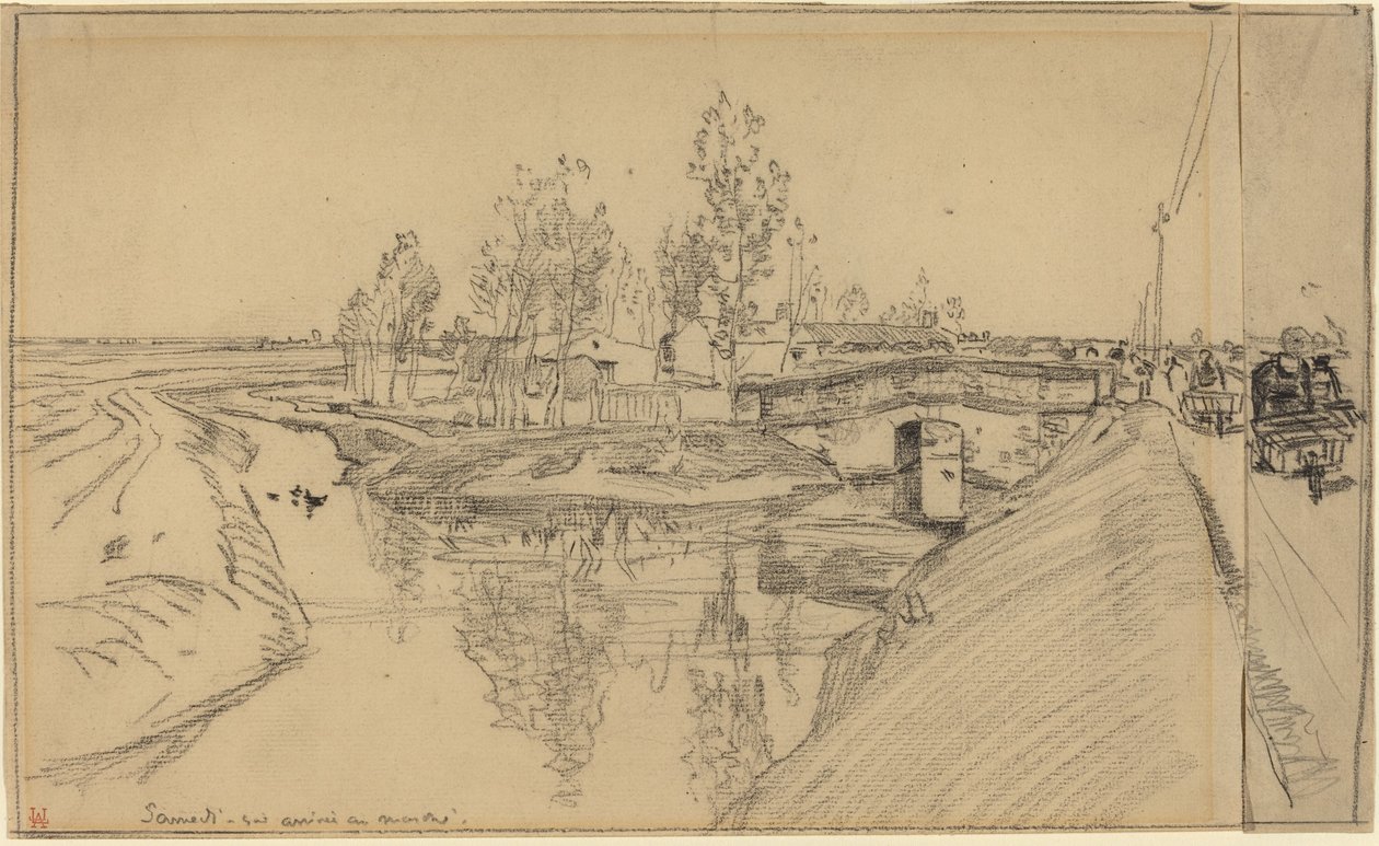 Saapuminen torille tekijältä Auguste Lepere