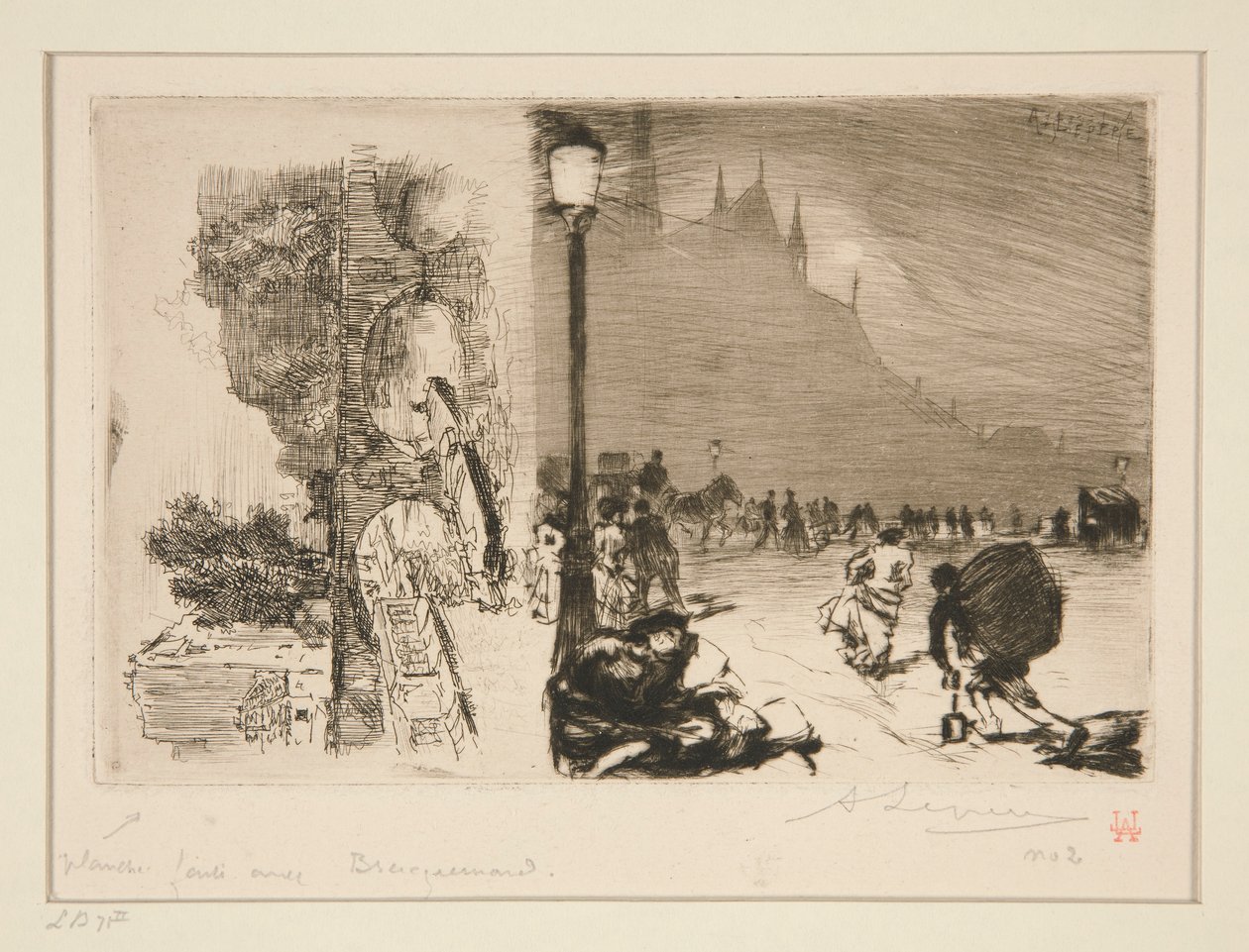 Pont-aux-Doublesin kulmassa tekijältä Auguste Lepere