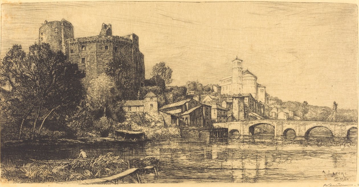 Clisson (Lower Loire) tekijältä Auguste Lepere