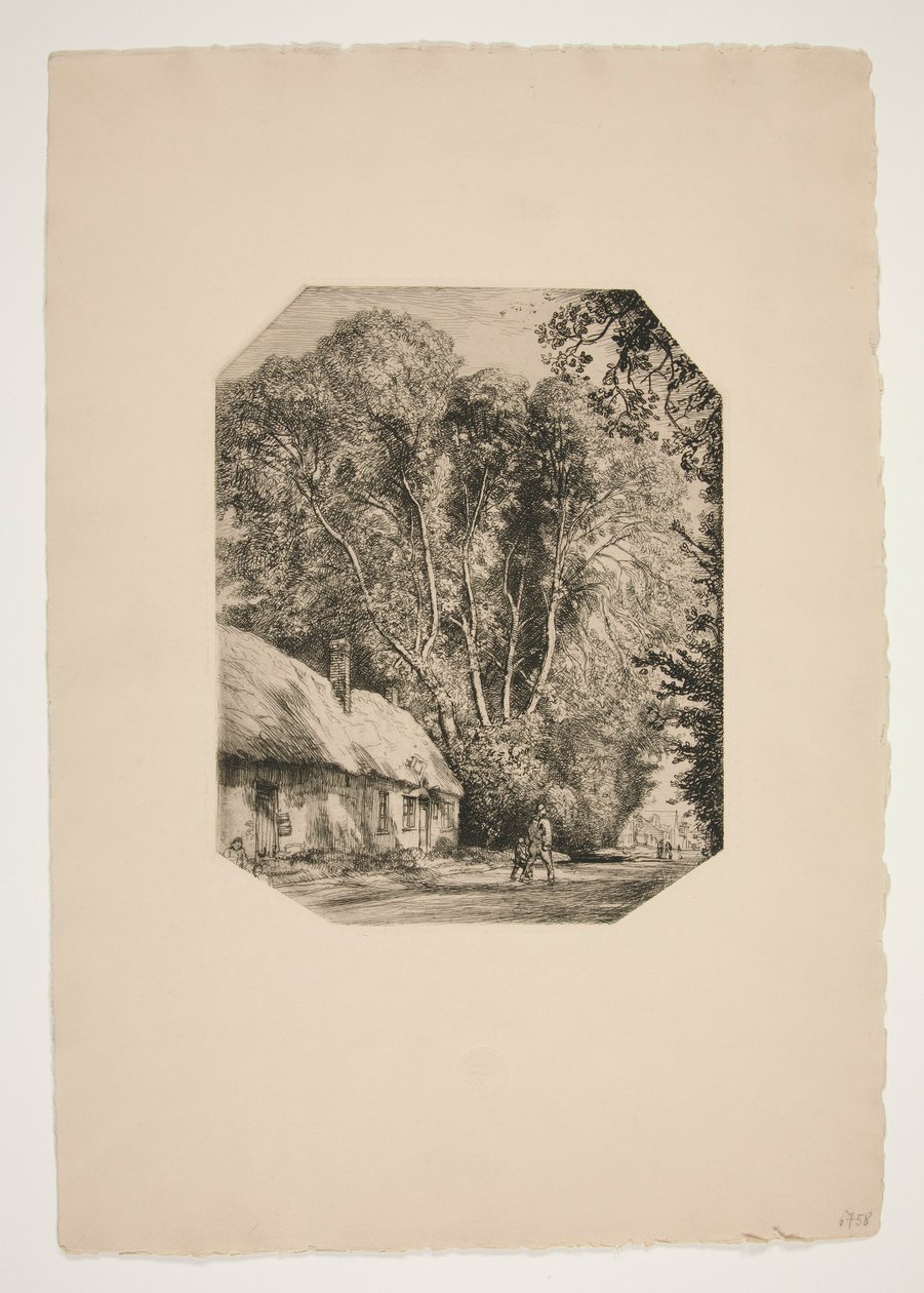 Le Bout Genet (Crevecoeur-le-Grand) tekijältä Auguste Lepere