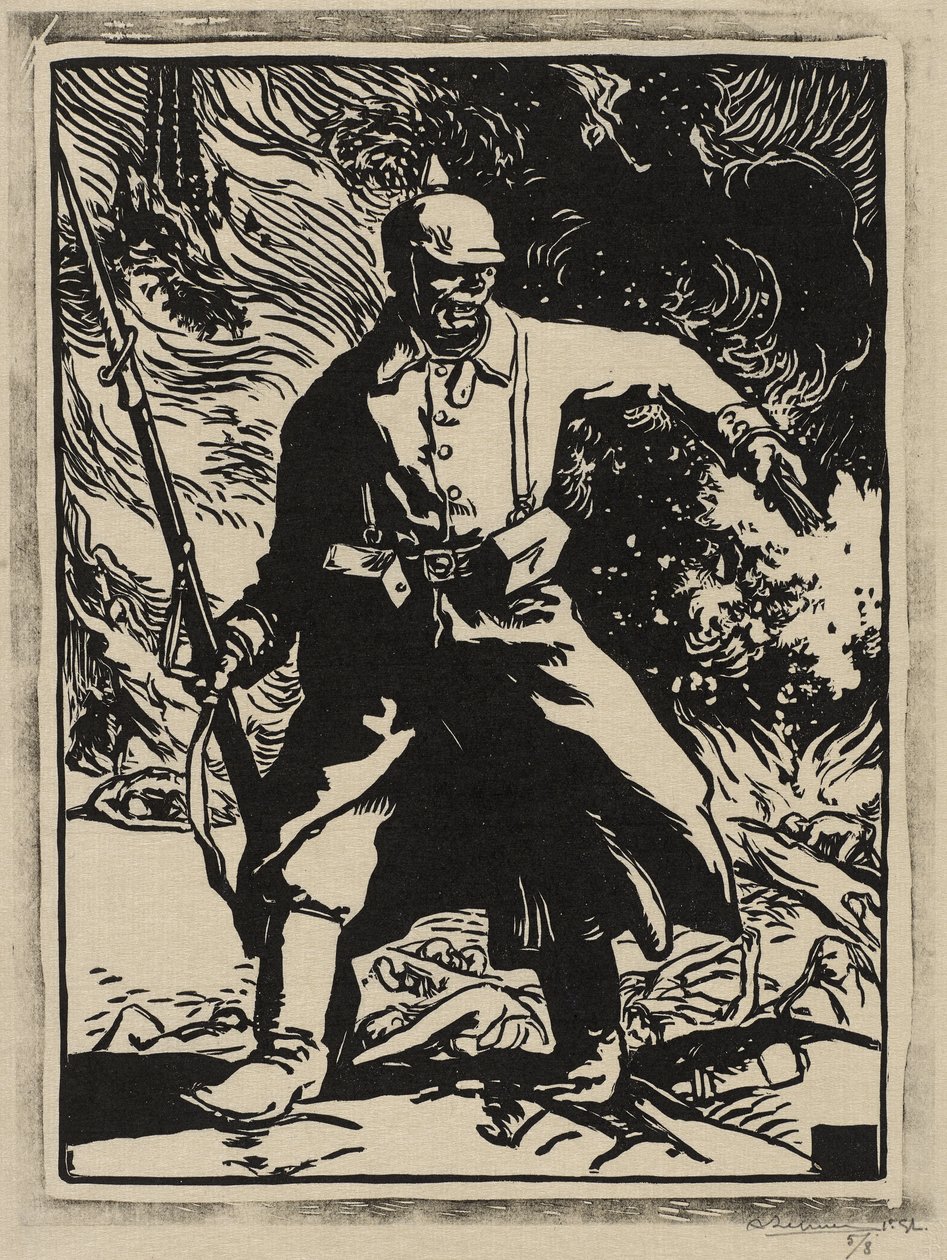 Preussilainen sotilas tekijältä Auguste Lepere