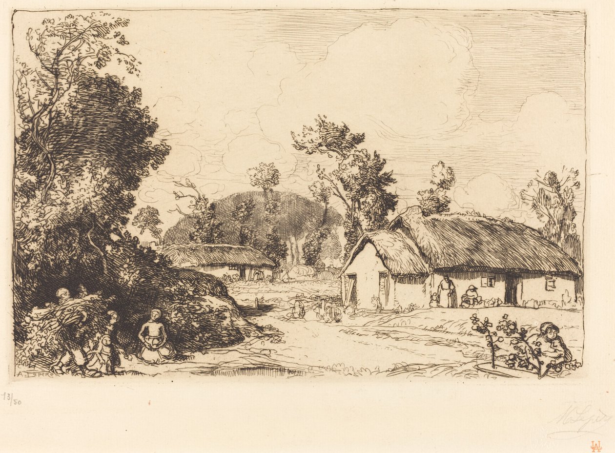 Lepon ajanvietettä, Vendee tekijältä Auguste Lepere