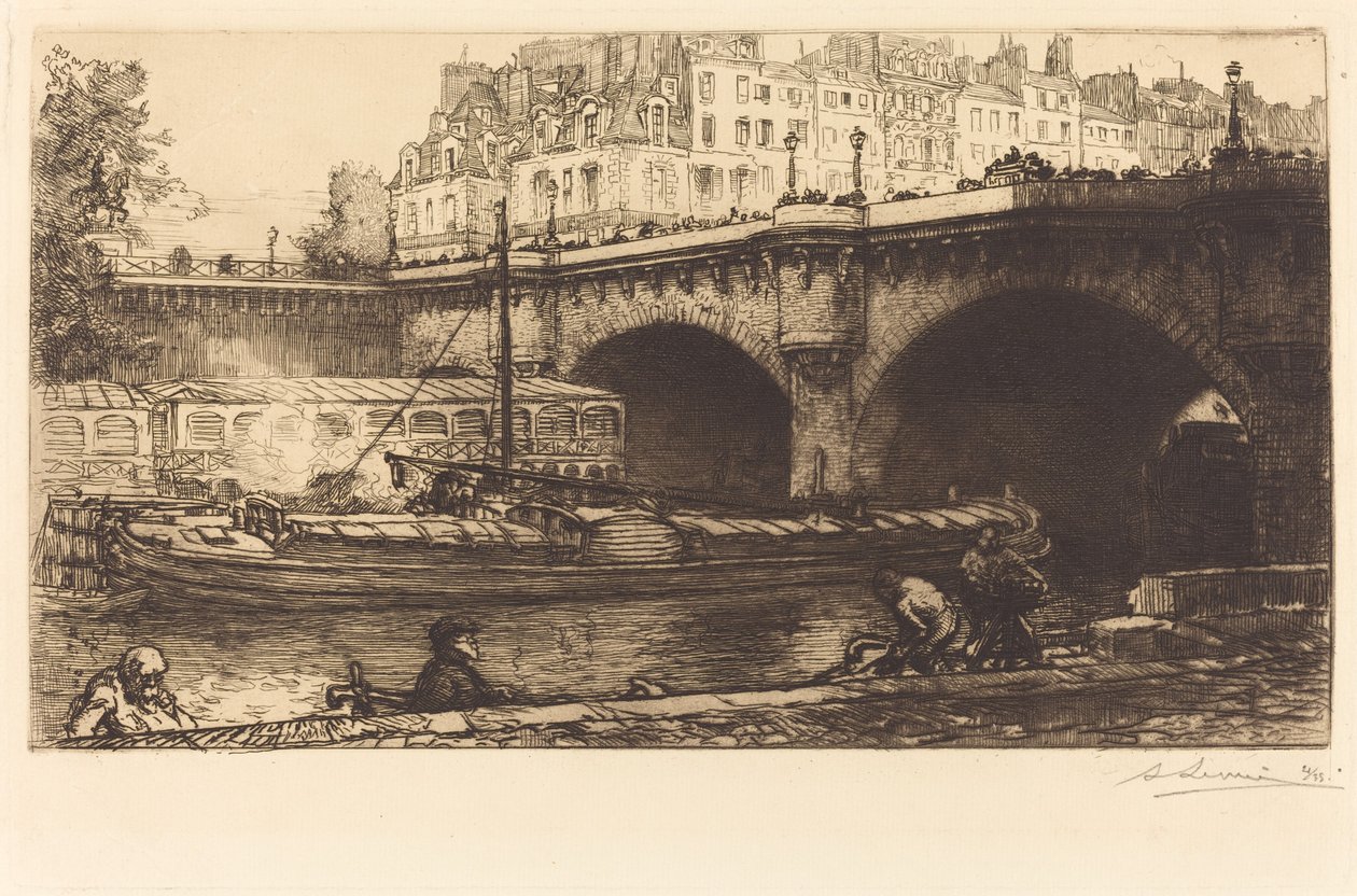 Pont Neuf tekijältä Auguste Lepere