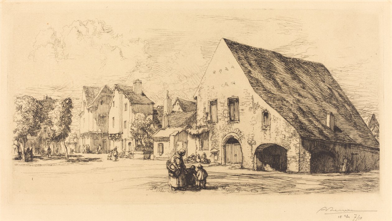Provins (Seine et Marne) tekijältä Auguste Lepere