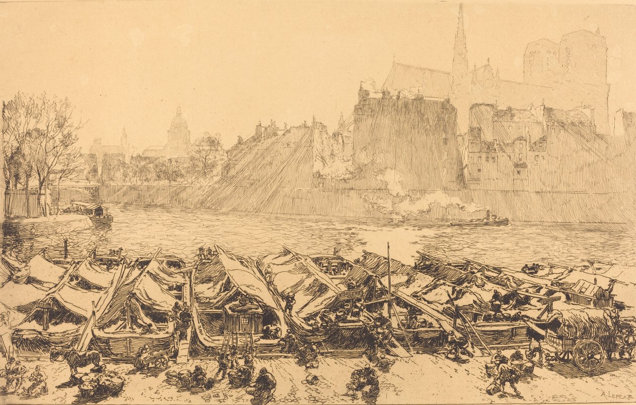 Suuri omenatori Suuri omenatori, 1891. tekijältä Auguste Lepere