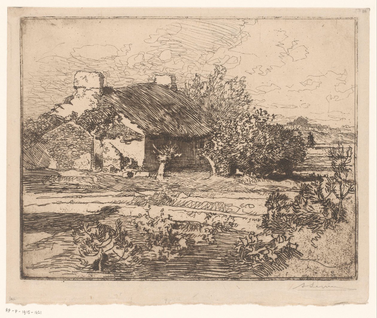 Maatila tekijältä Auguste Lepère (signed by artist)