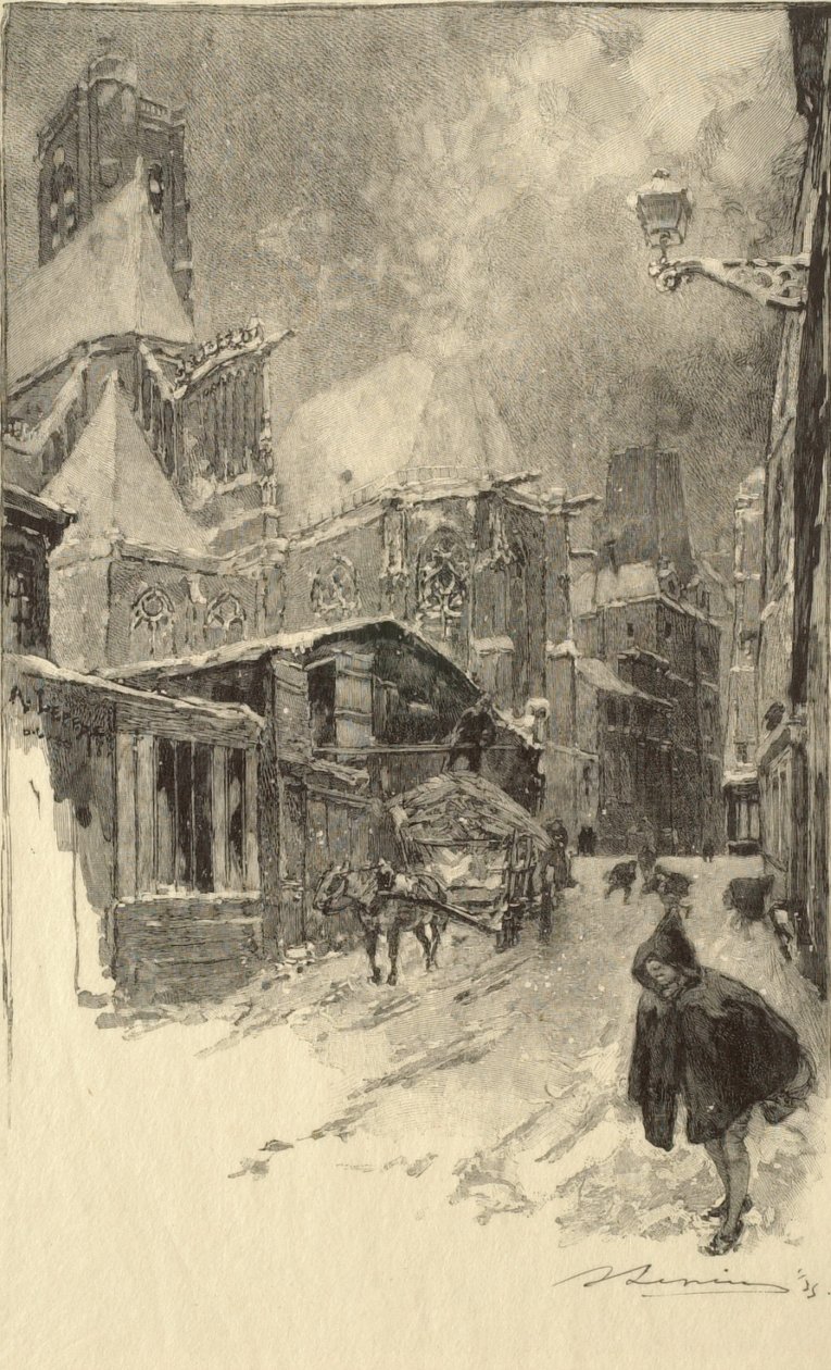 Rue des Barres tekijältä Auguste Louis Lepère