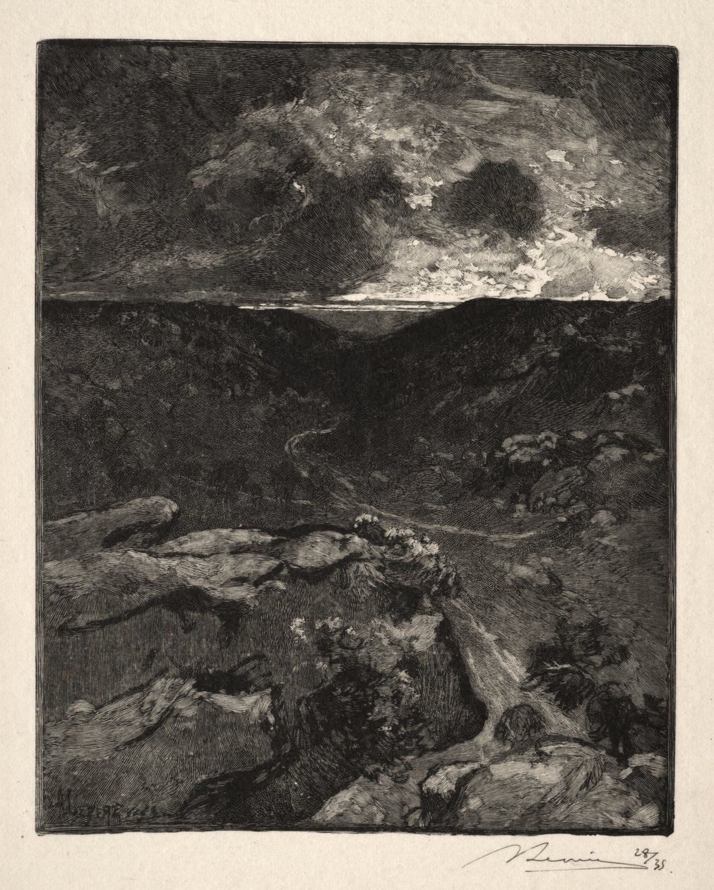 Franchardin laakso tekijältä Auguste Louis Lepère