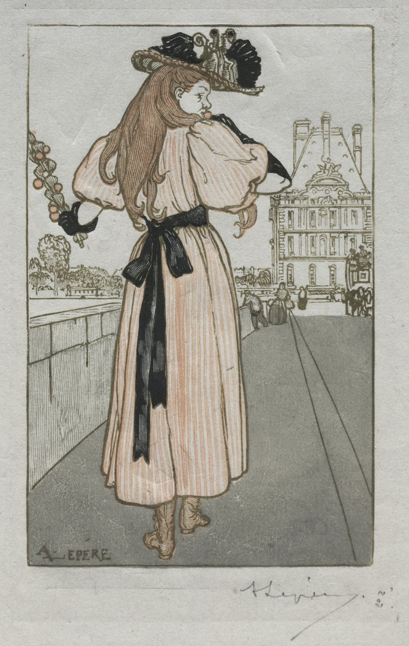 Pariisin almanakka, 1897: Kevät tekijältä Auguste Louis Lepère