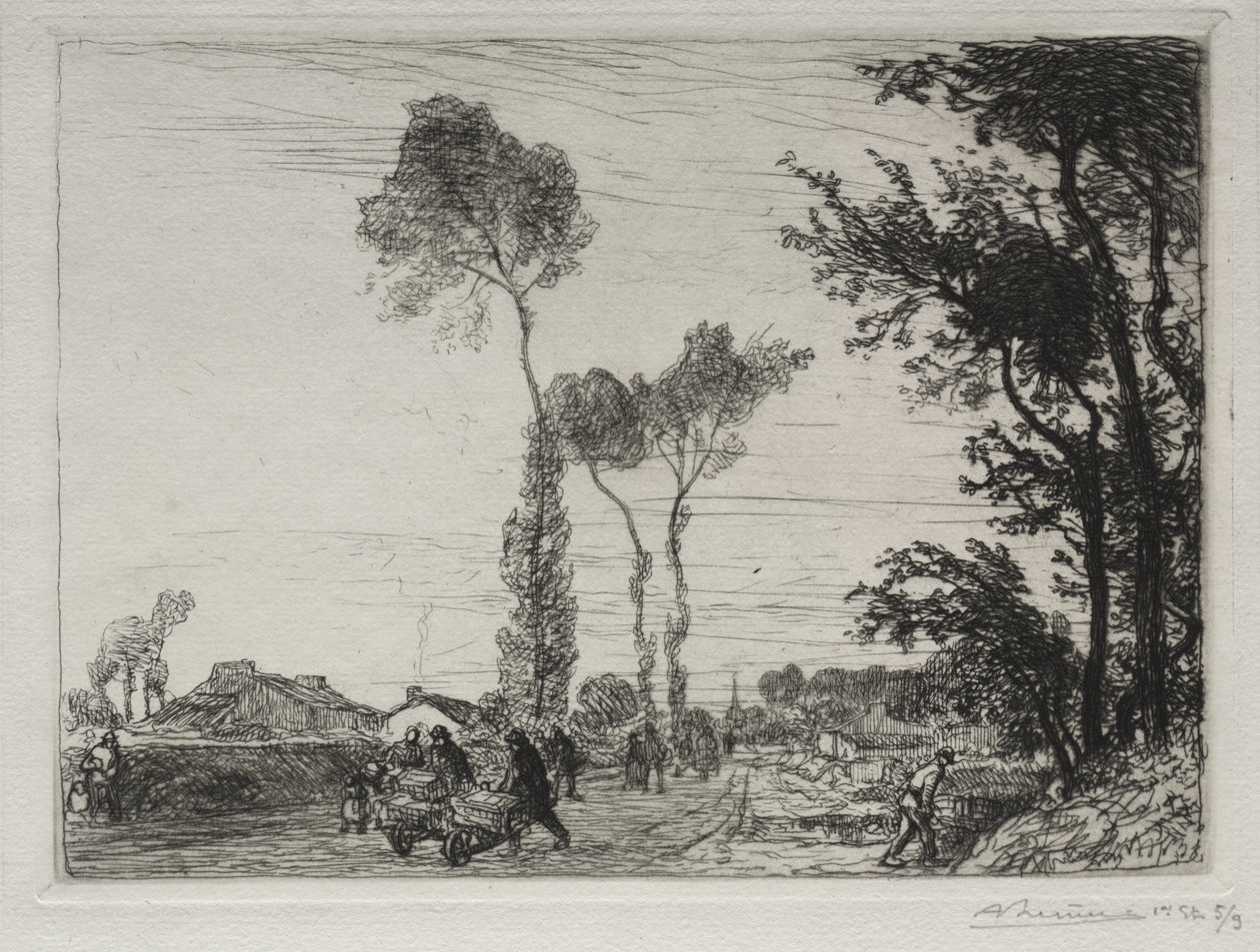 Paluu St. Jean-de-Mont Marketista tekijältä Auguste Louis Lepère