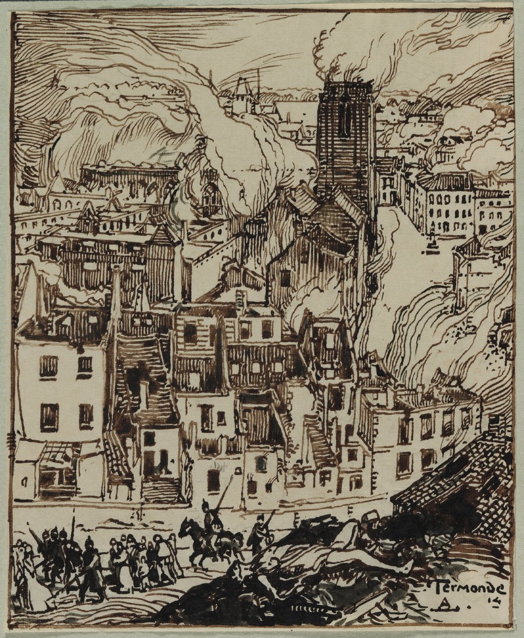 Dendermonde tekijältä Auguste Louis Lepère