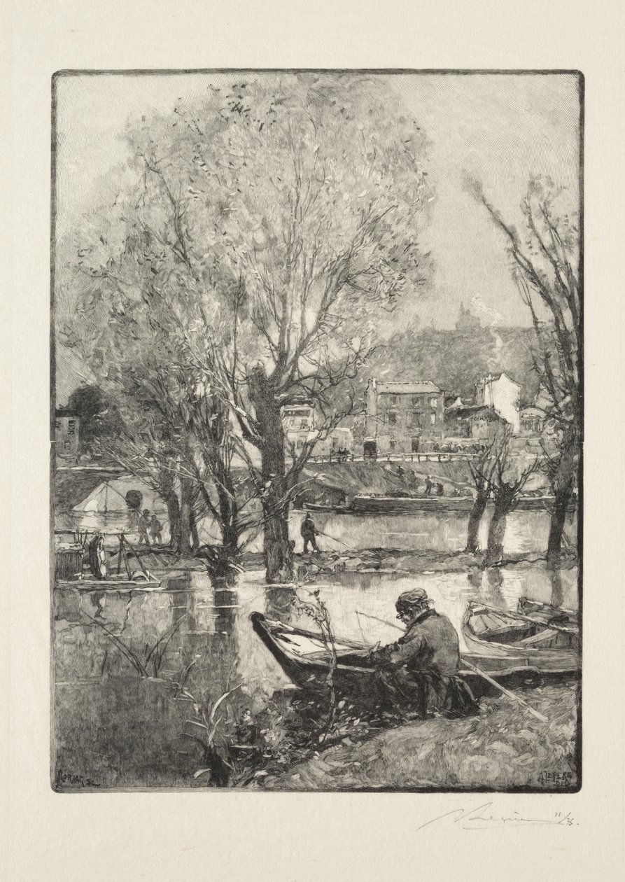 Billancourt Islandin nurkka tekijältä Auguste Louis Lepère