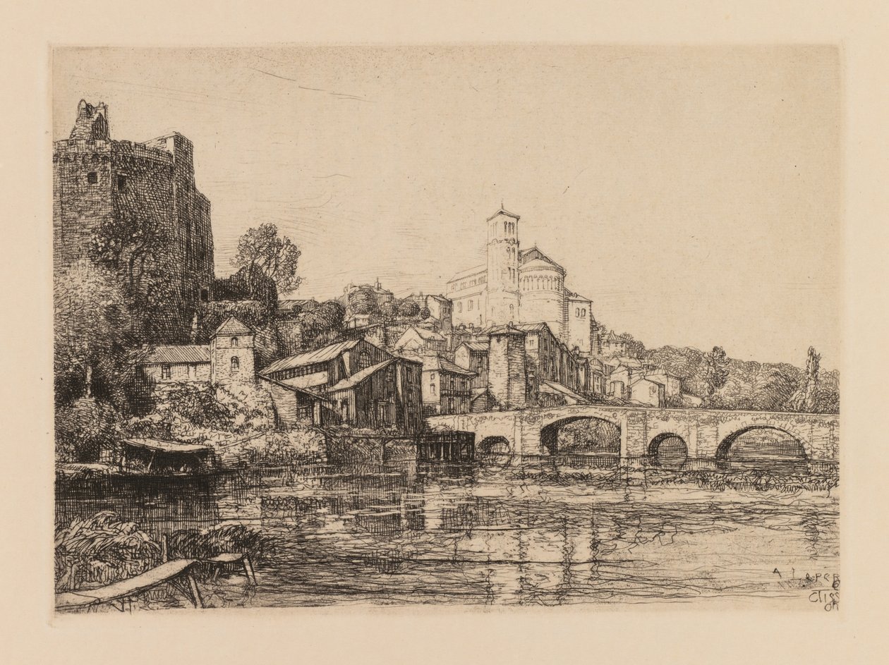 Auguste Lepère: Clisson (Loire-Maritime) tekijältä Auguste Louis Lepère
