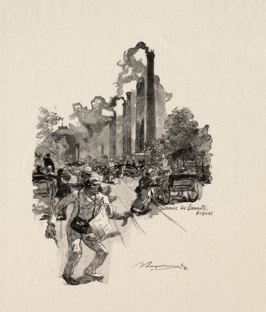 Avenue La Motte-Picquet tekijältä Auguste Louis Lepère