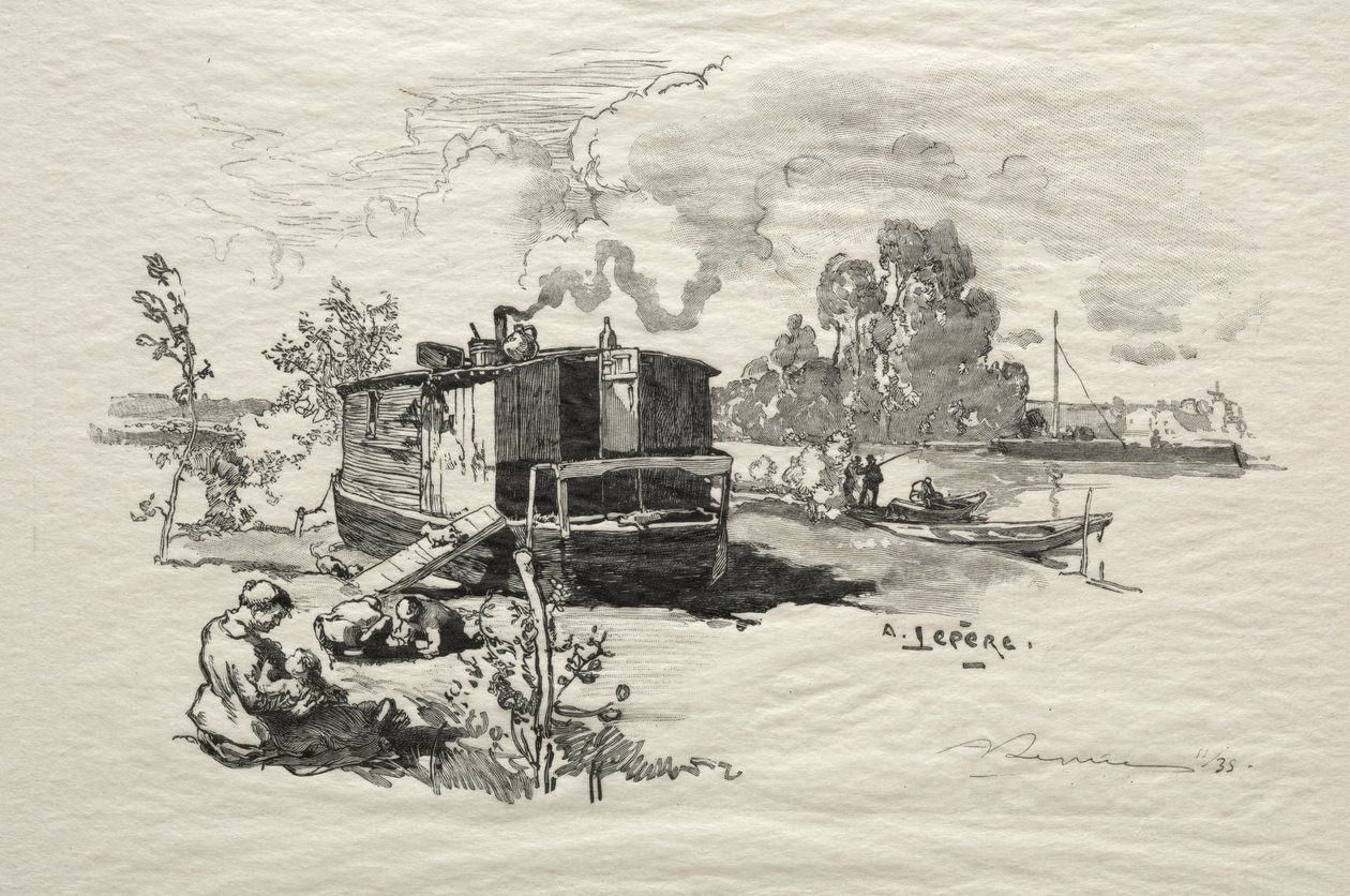 Asuntovene tekijältä Auguste Louis Lepère