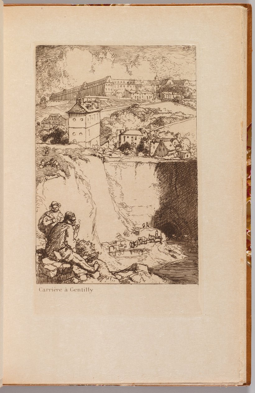 Auguste Lepèren näyttelyn katalogi: Ura Gentillyssä, 1908. tekijältä Auguste Louis Lepère
