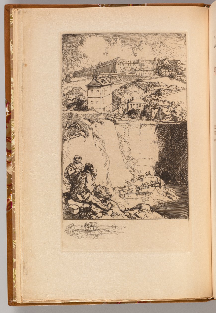 August Lepère -näyttelyluettelo: Frontispiece tekijältä Auguste Louis Lepère