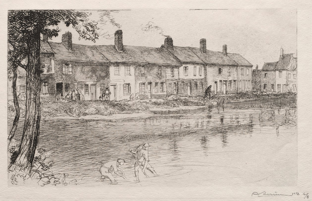 Preerialampi, Crèvecoeur, 1913. tekijältä Auguste Louis Lepère