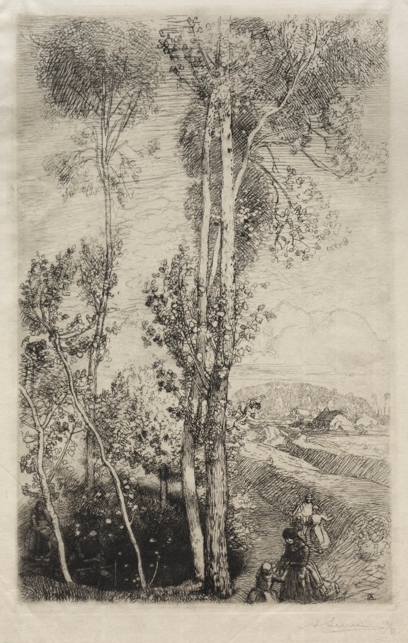 La Petite Mare, 1908. tekijältä Auguste Louis Lepère
