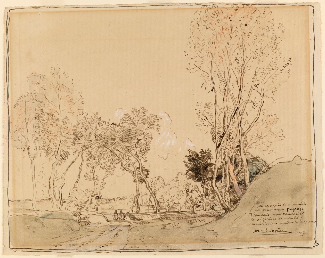 Maisema tekijältä Auguste Louis Lepère