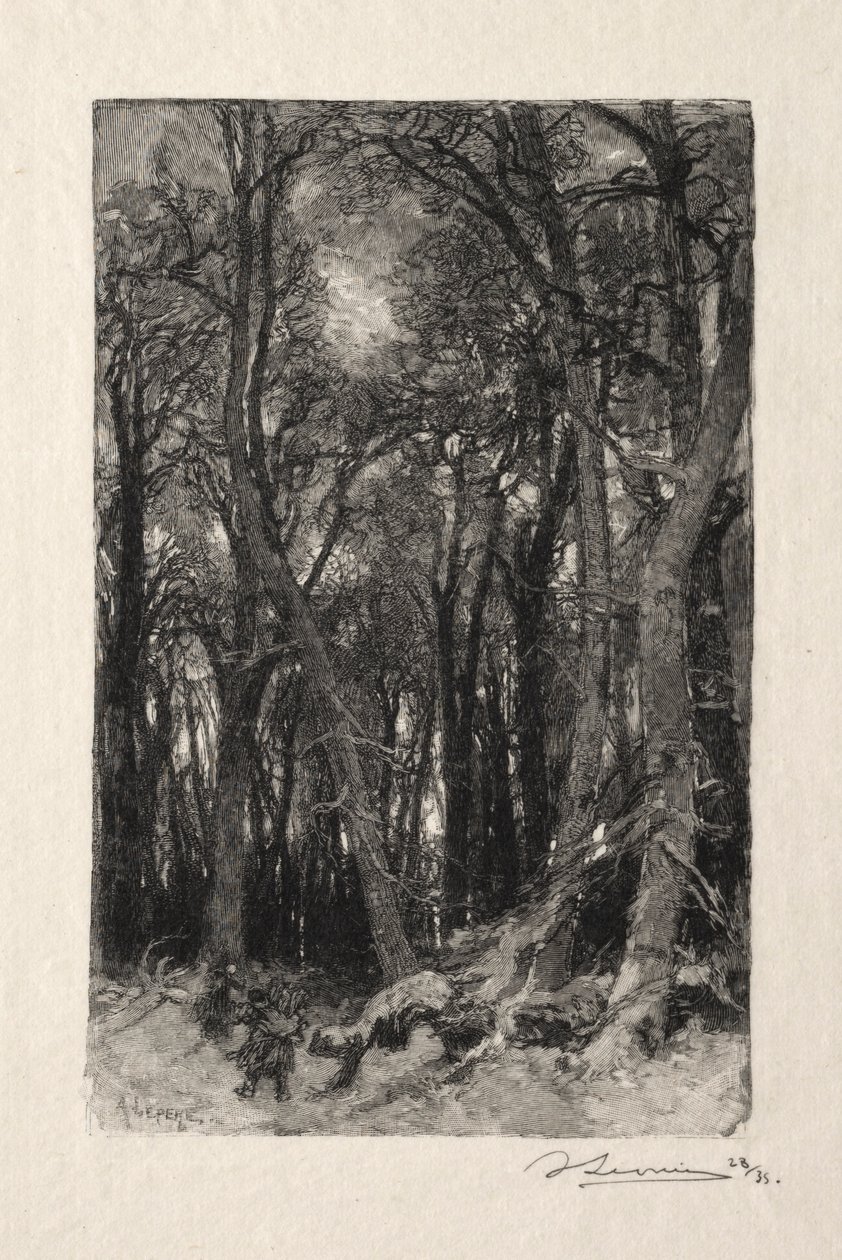 Le Bas-Breau tekijältä Auguste Louis Lepère