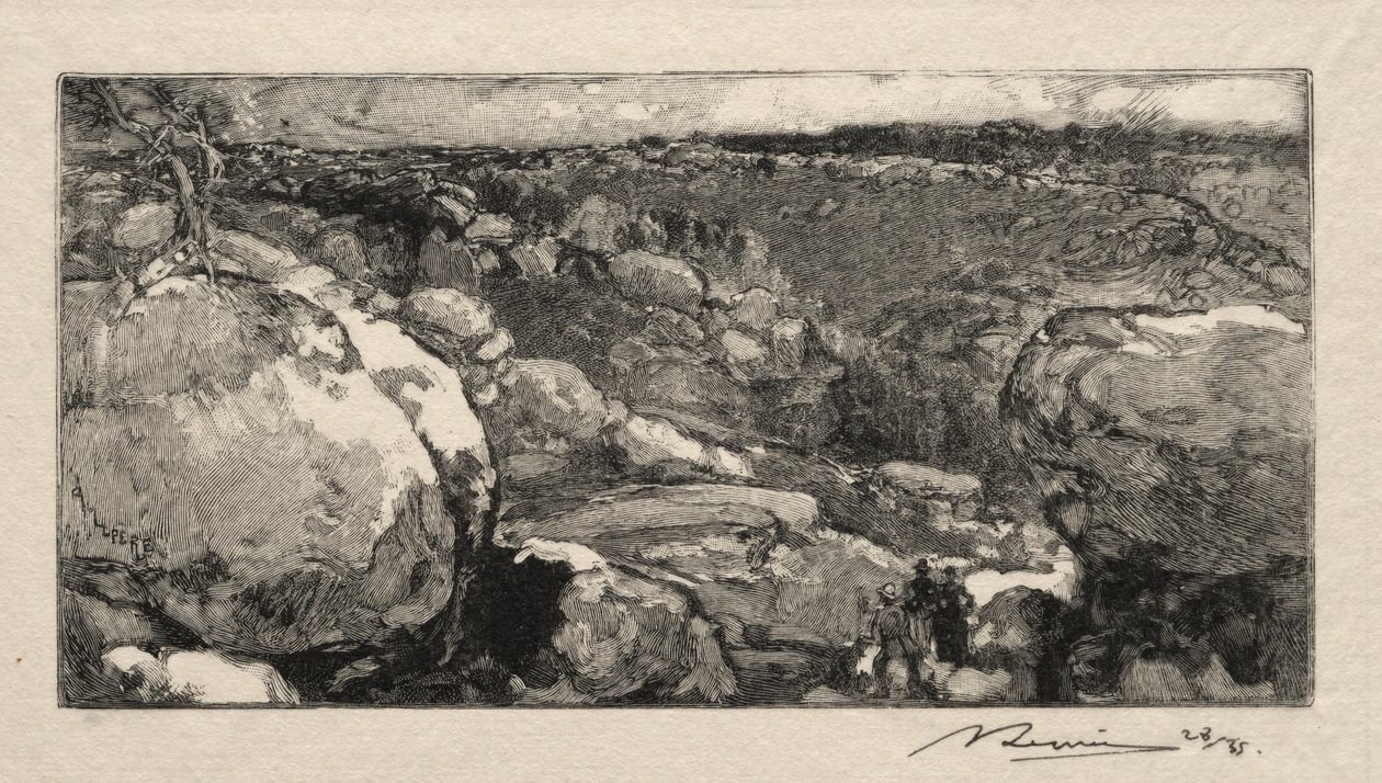 Long-Rocherin sirkus. tekijältä Auguste Louis Lepère