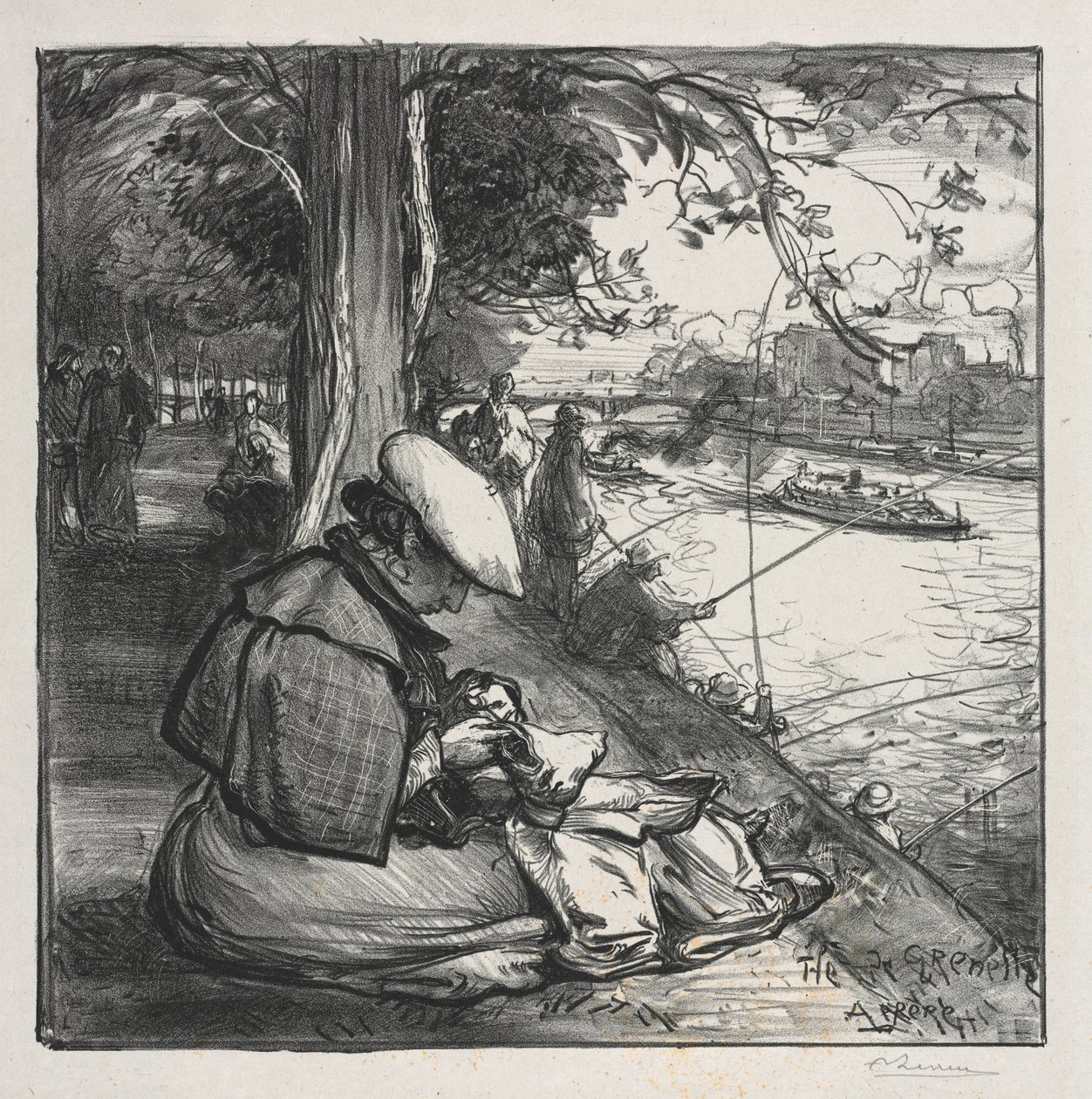 Grenellen saari tekijältä Auguste Louis Lepère