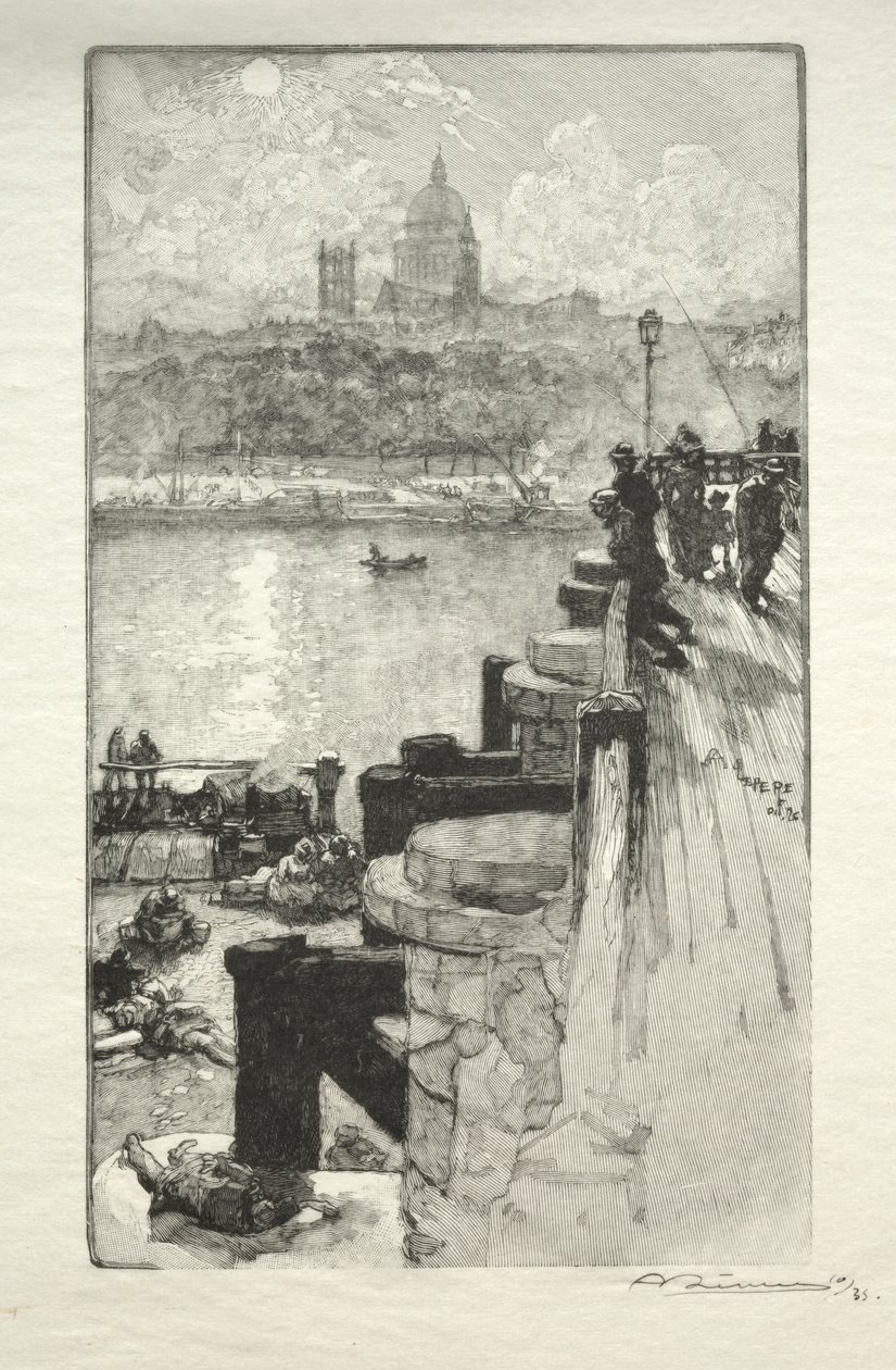 Montagne Ste. Genevieve tekijältä Auguste Louis Lepère