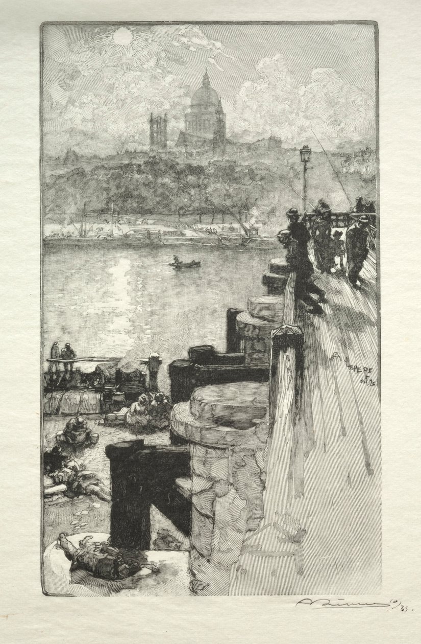 Montagne Ste. Genevieve. tekijältä Auguste Louis Lepère