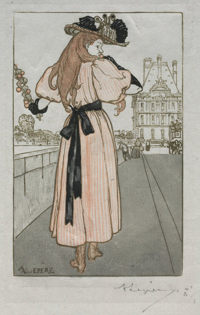 Pariisin almanakka, 1897: Kevät tekijältä Auguste Louis Lepère
