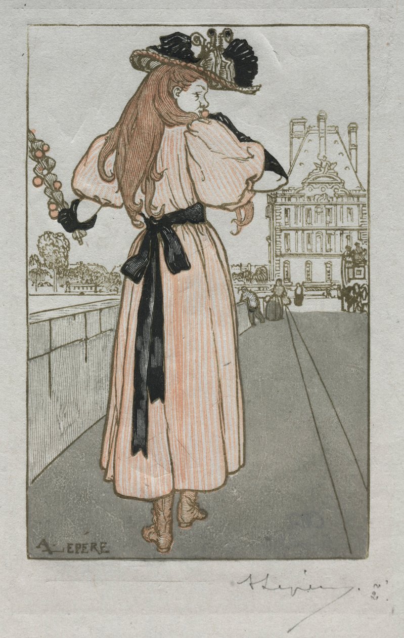 Pariisin almanakka, 1897: kevät, 1897. tekijältä Auguste Louis Lepère