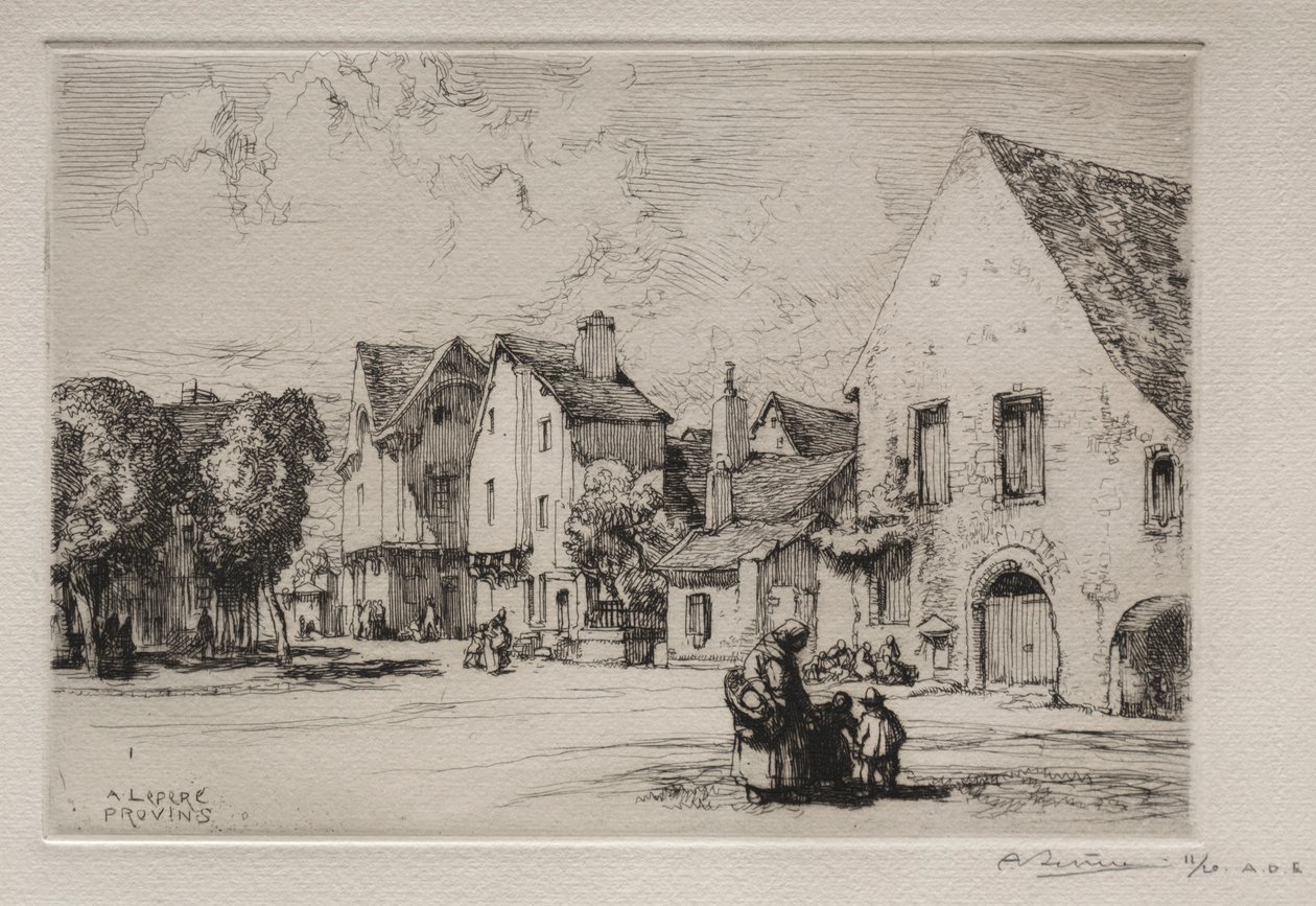 Provins . tekijältä Auguste Louis Lepère