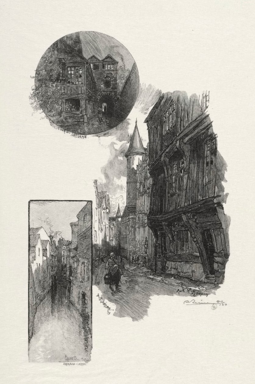 Kuvitettu Rouen: Cour de L