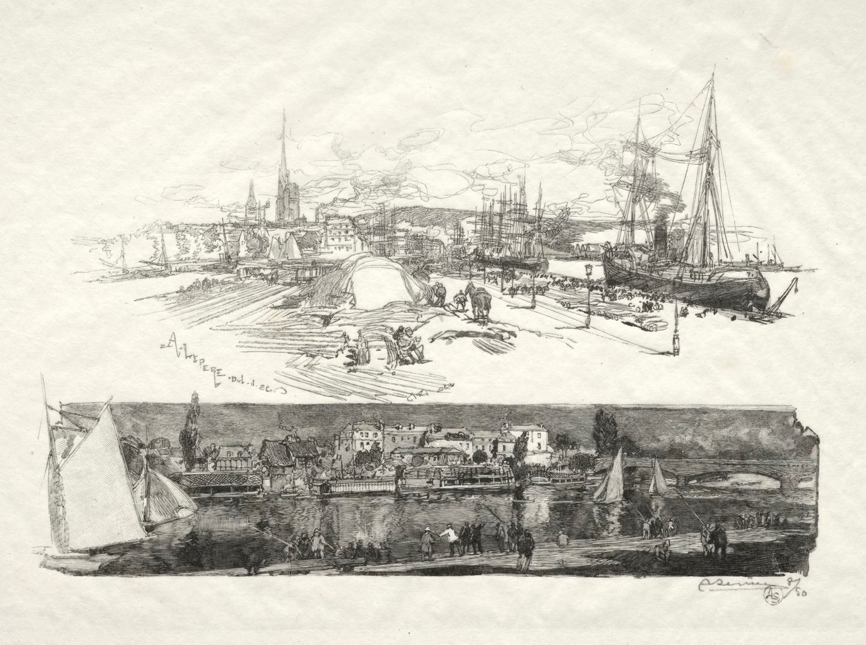 Kuvitettu Rouen: The New Quays-L