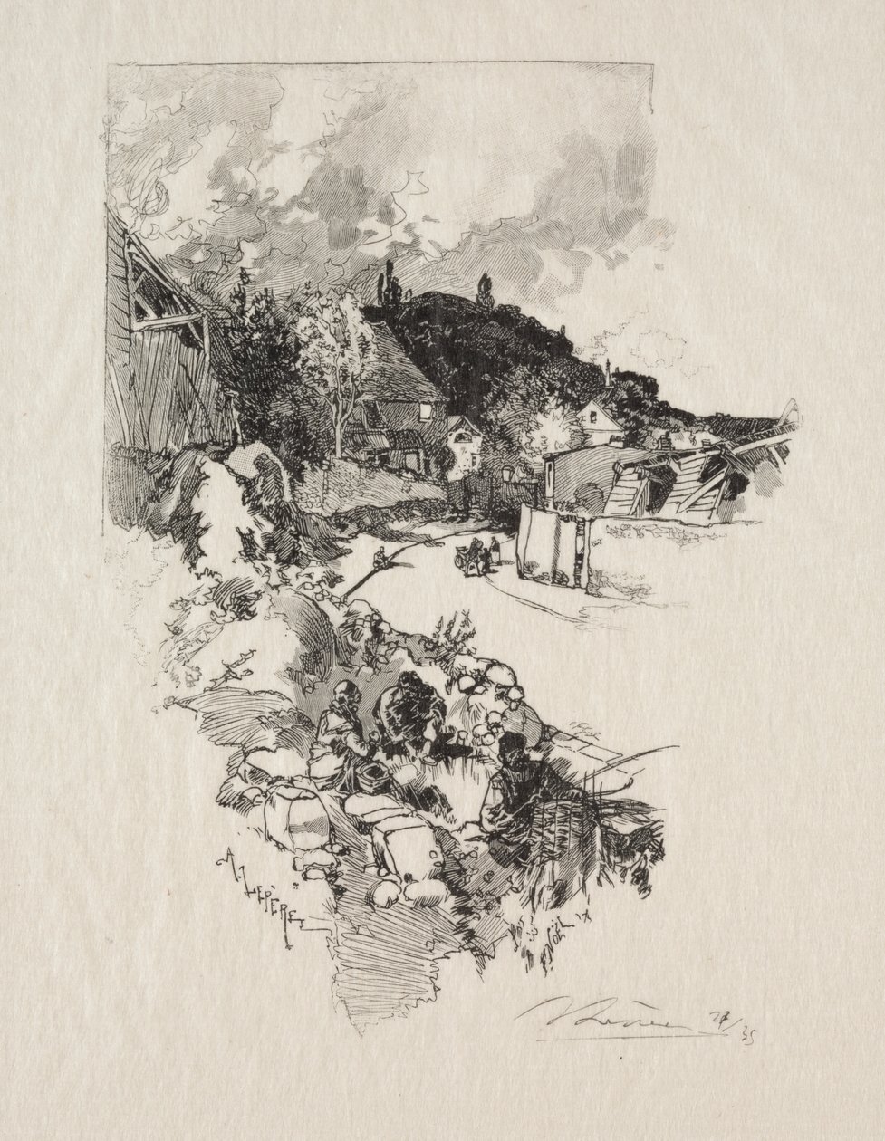 Tie Versaillesiin tekijältä Auguste Louis Lepère
