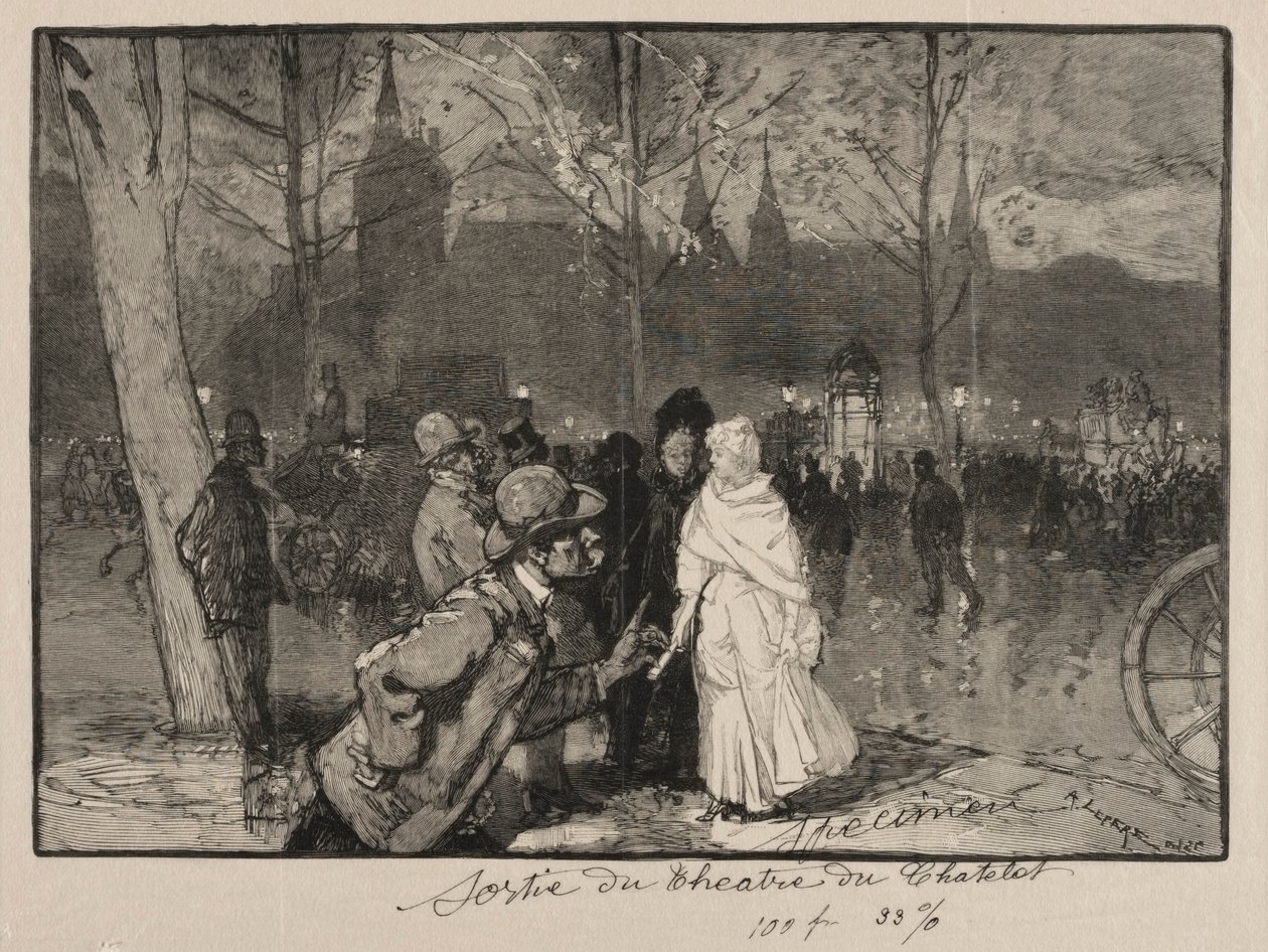 Poistuminen Théâtre du Chatelet