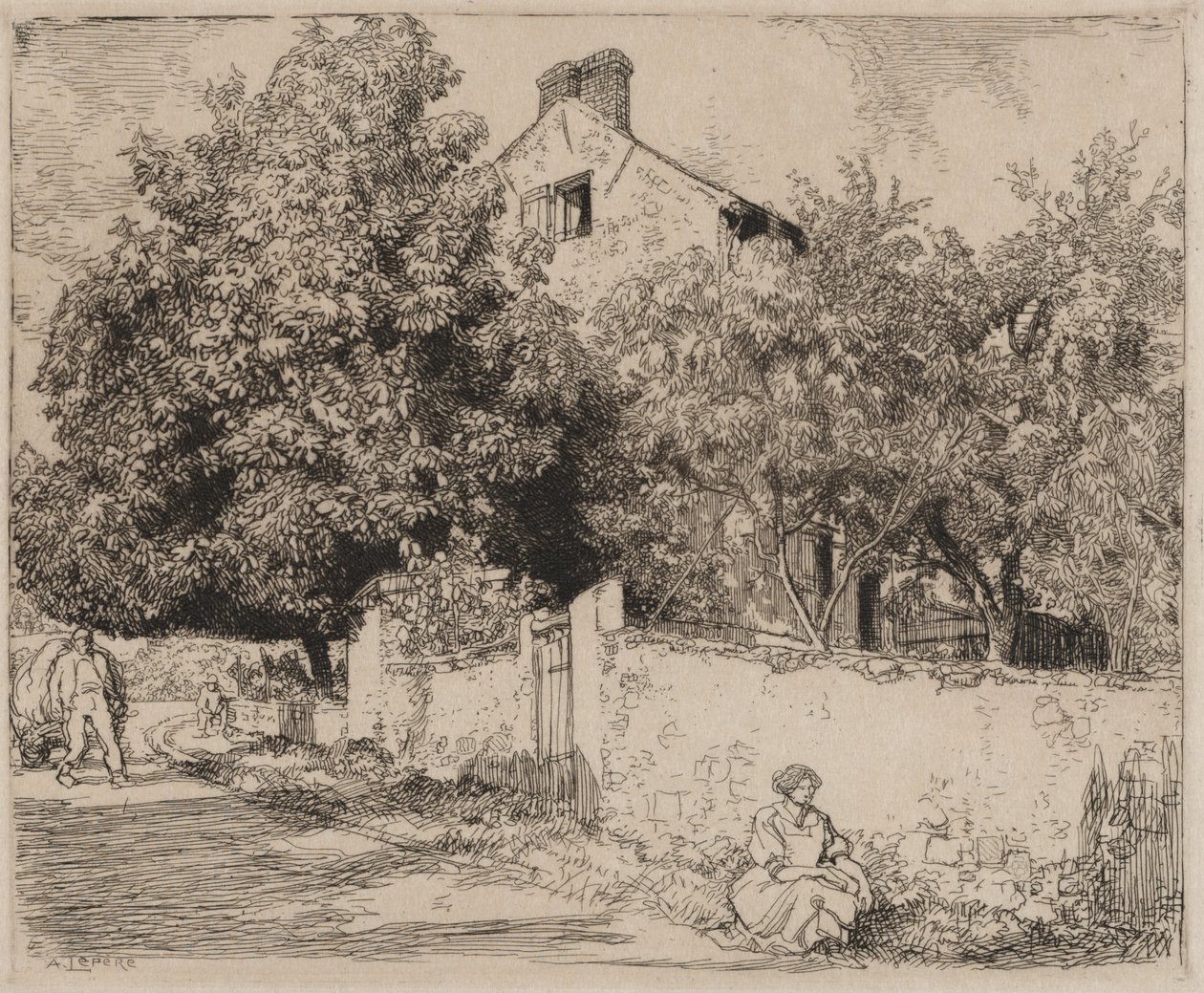 House of Madame B. tekijältä Auguste Louis Lepère
