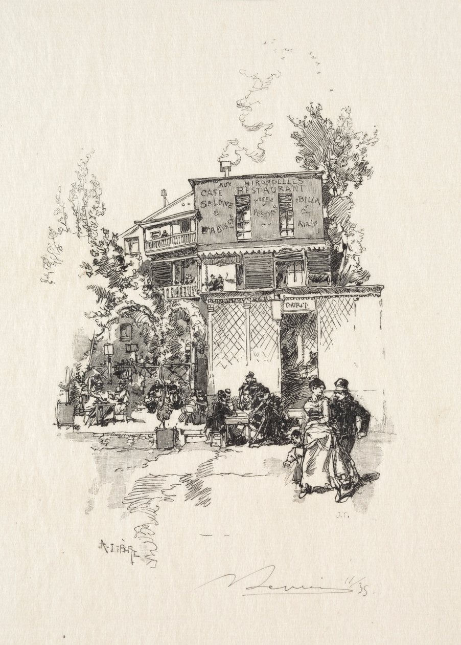 Guinguette. tekijältä Auguste Louis Lepère